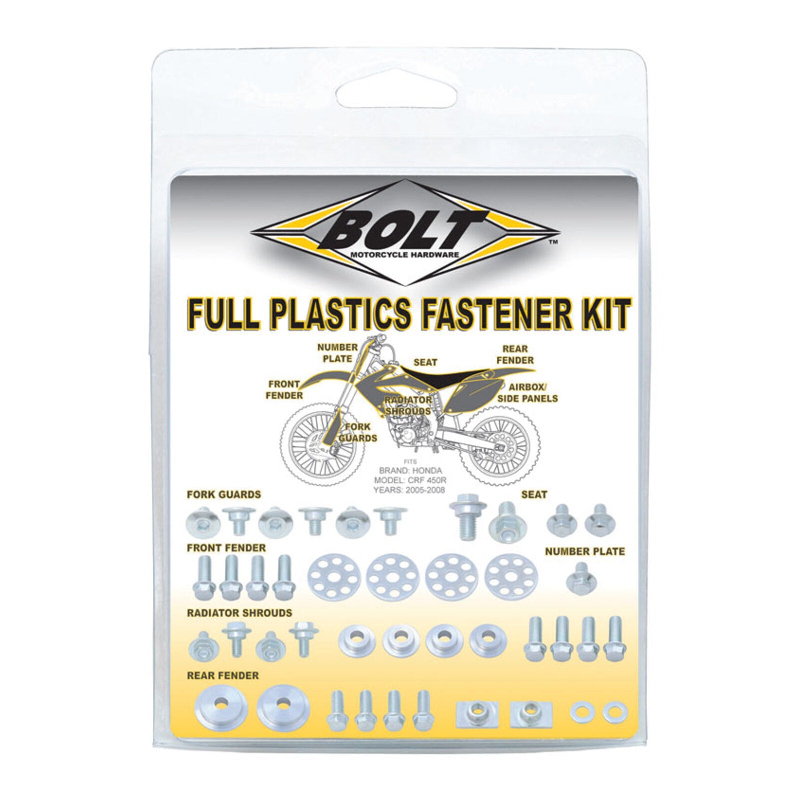 Bolt Body Work Fastener Kit Suzuki RMZ250 '10-'14 / RMZ450 '08-'14