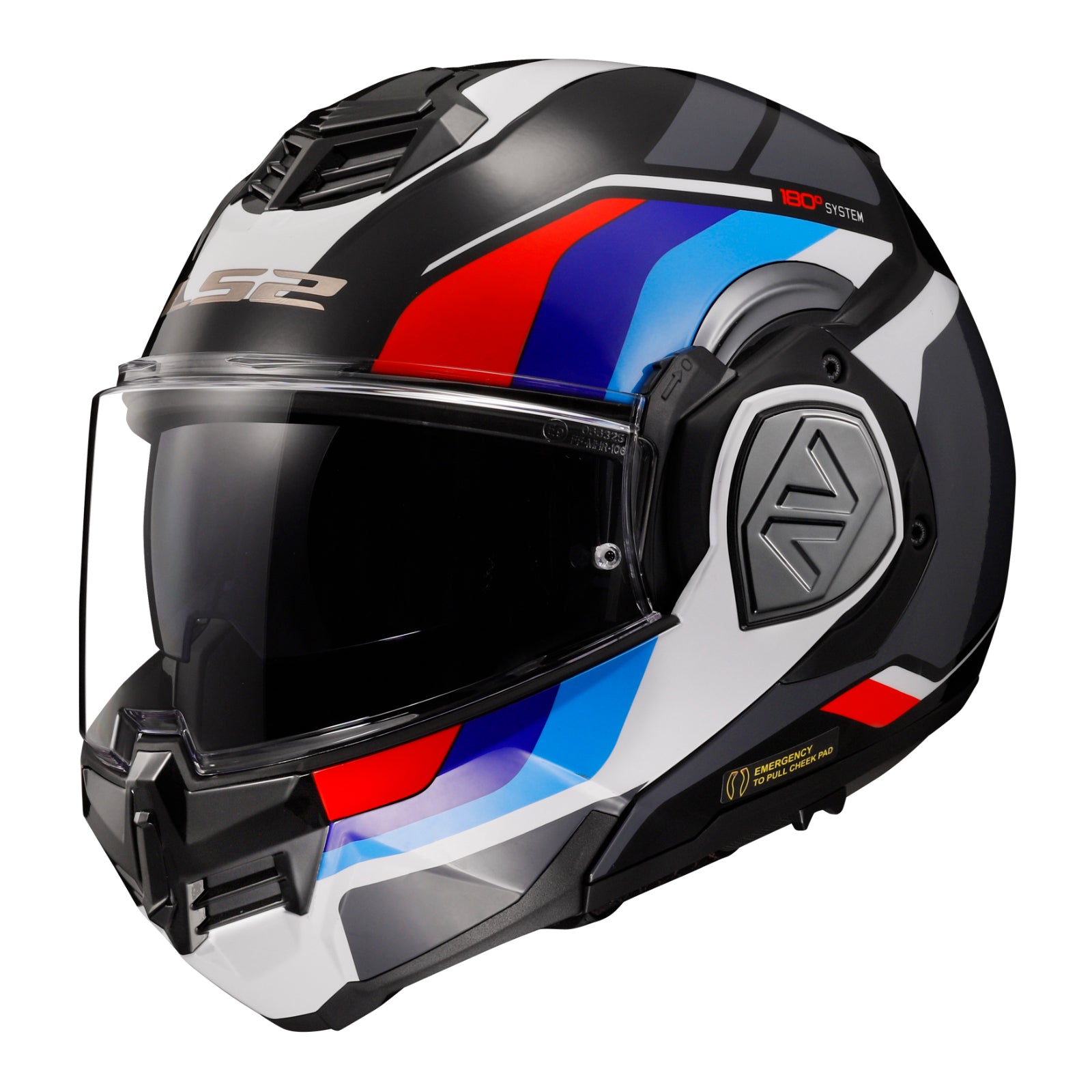 LS2 FF906 Advant Sport Helmet - Black / Blue / Red 06