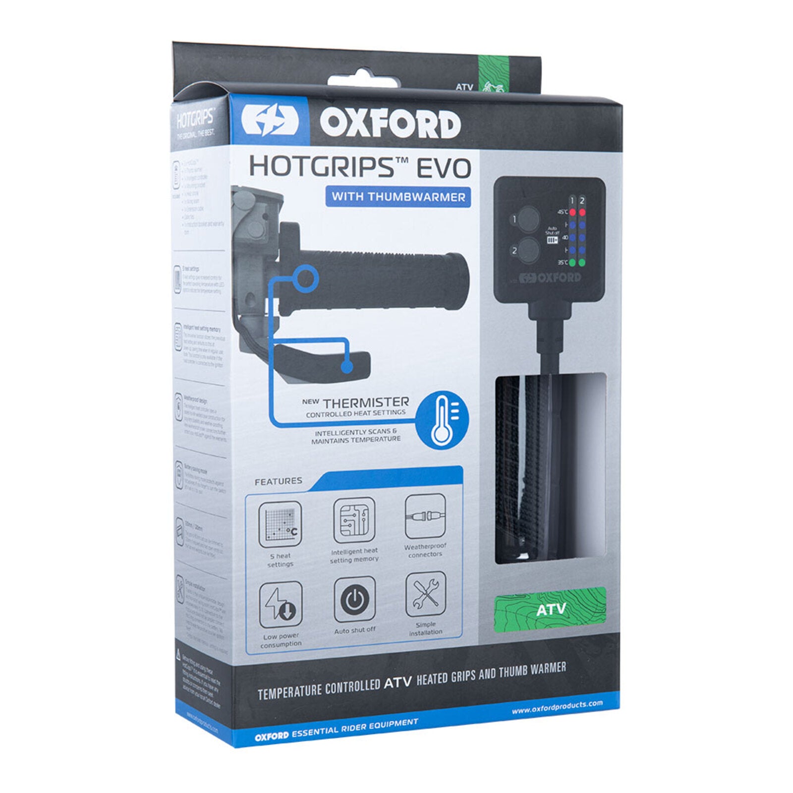 Oxford EVO HotGrips® ATV - V9 Dual Thermister Switch