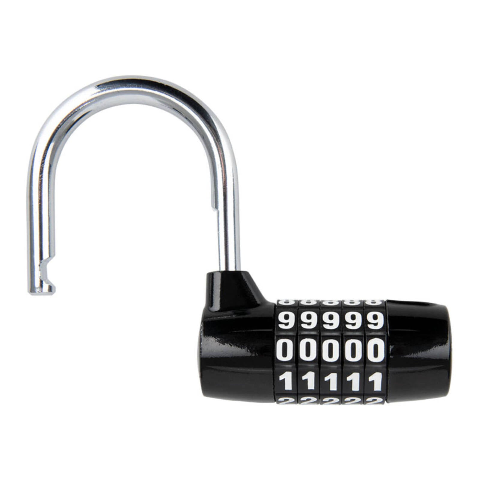 Oxford 5-Digit Combination Padlock - Black