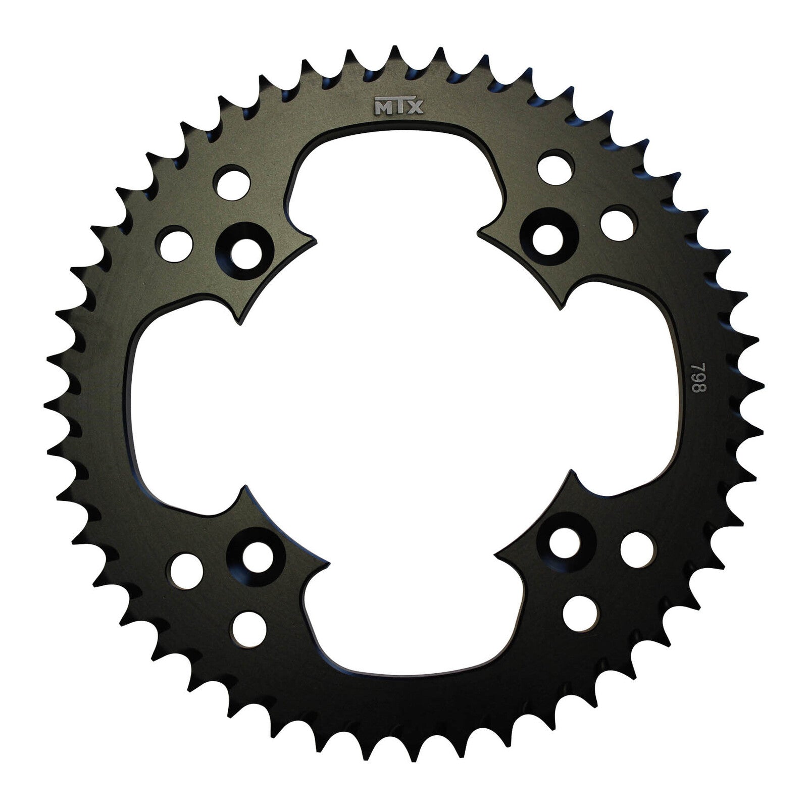 MTX 798 Zero Aluminium Rear Sprocket #428 - Black (11A-209-BLK)