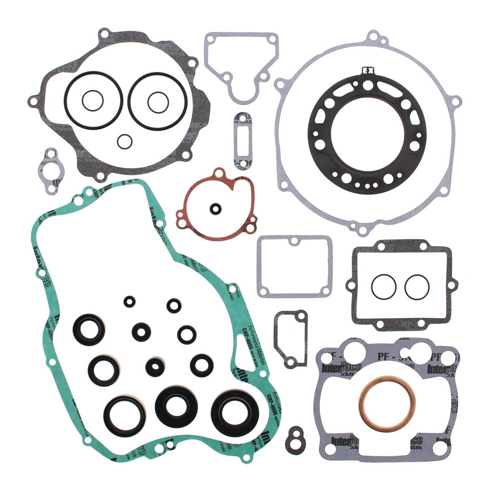 Vertex Complete Gasket Set with Oil Seals (811478)
