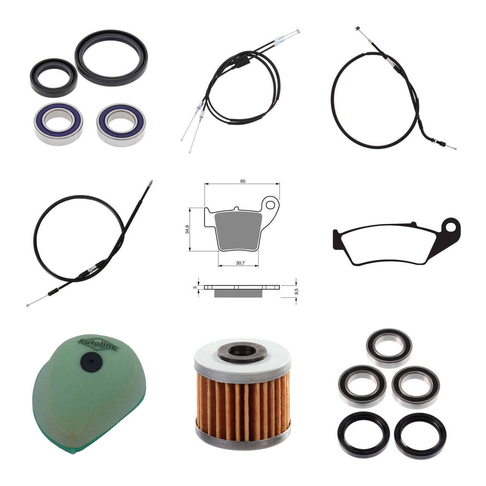 Offroad Refurb Kit - Honda CRF250X '07