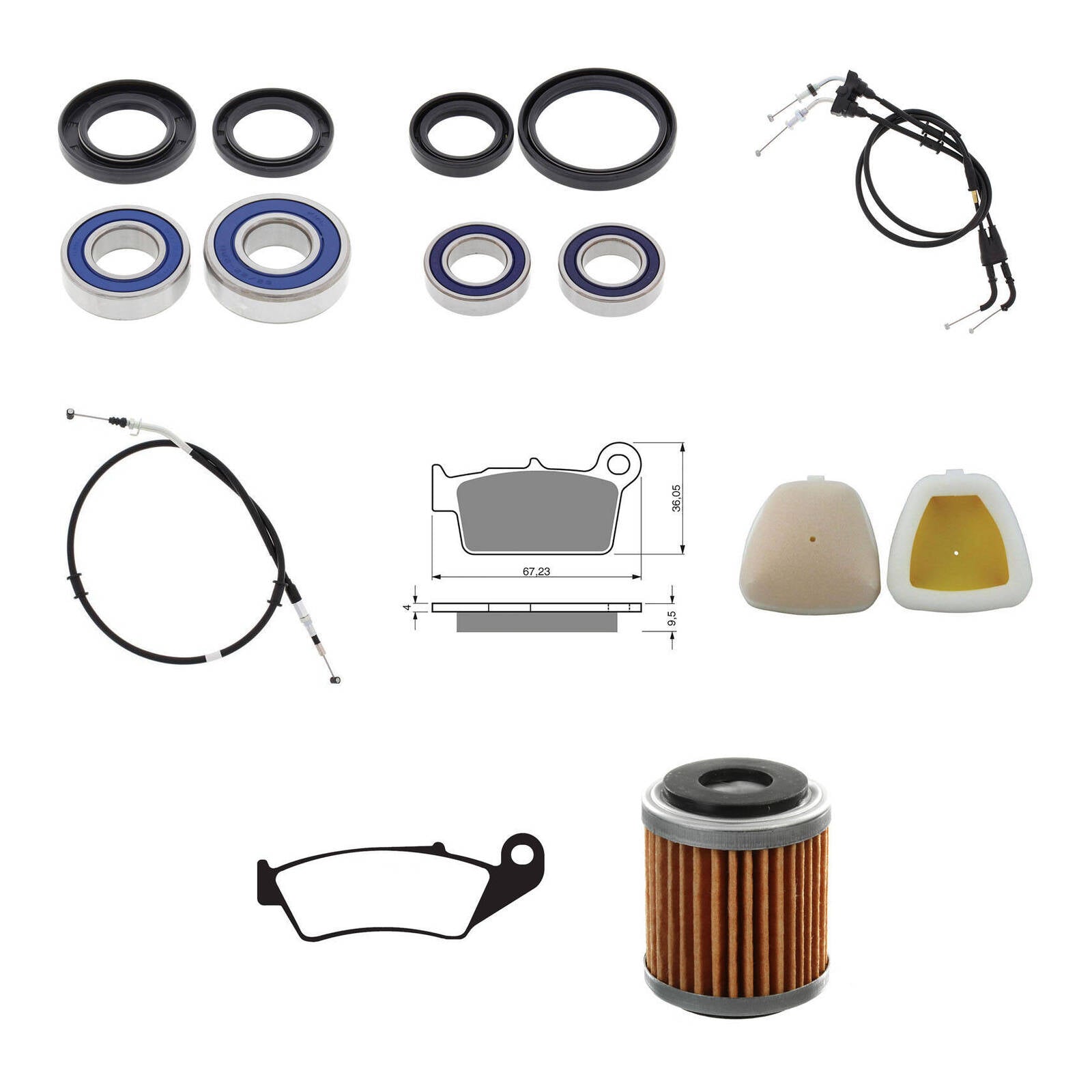Offroad Refurb Kit - Yamaha WR250F '15-'19