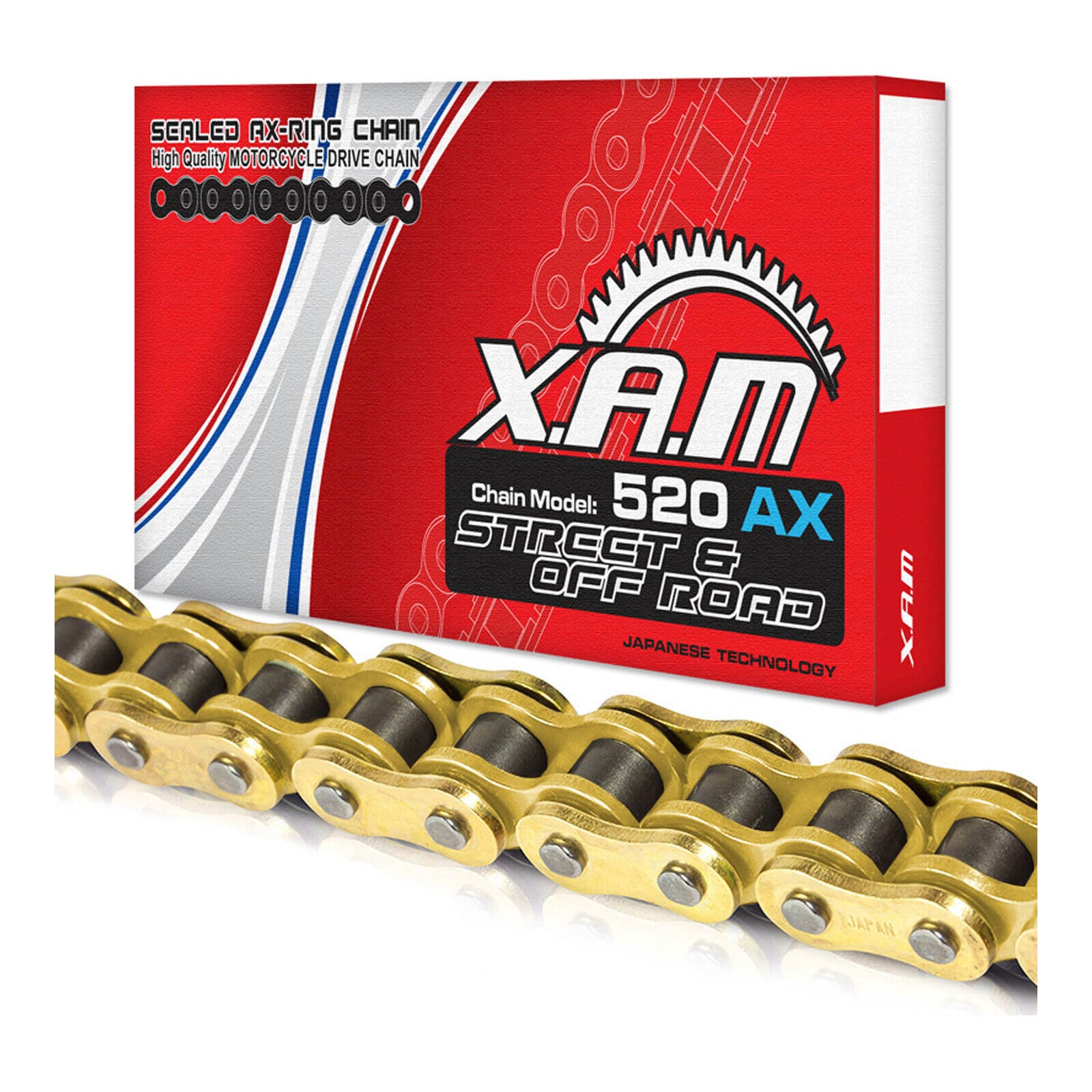 XAM Sprocket Kit KTM2 X-Ring Gold 15/50