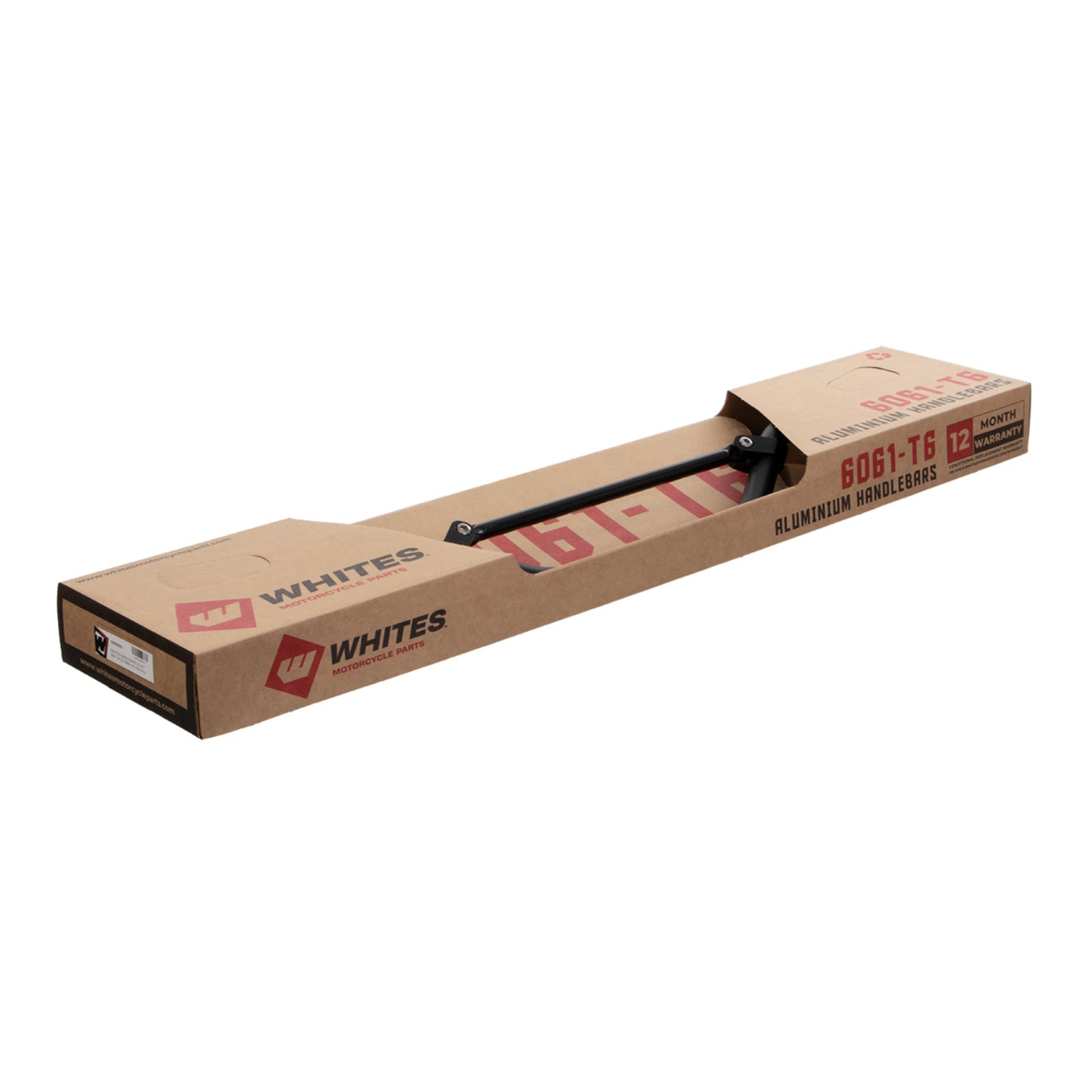Whites Handlebar 7/8 (22.2mm) AL6061 Black CR High