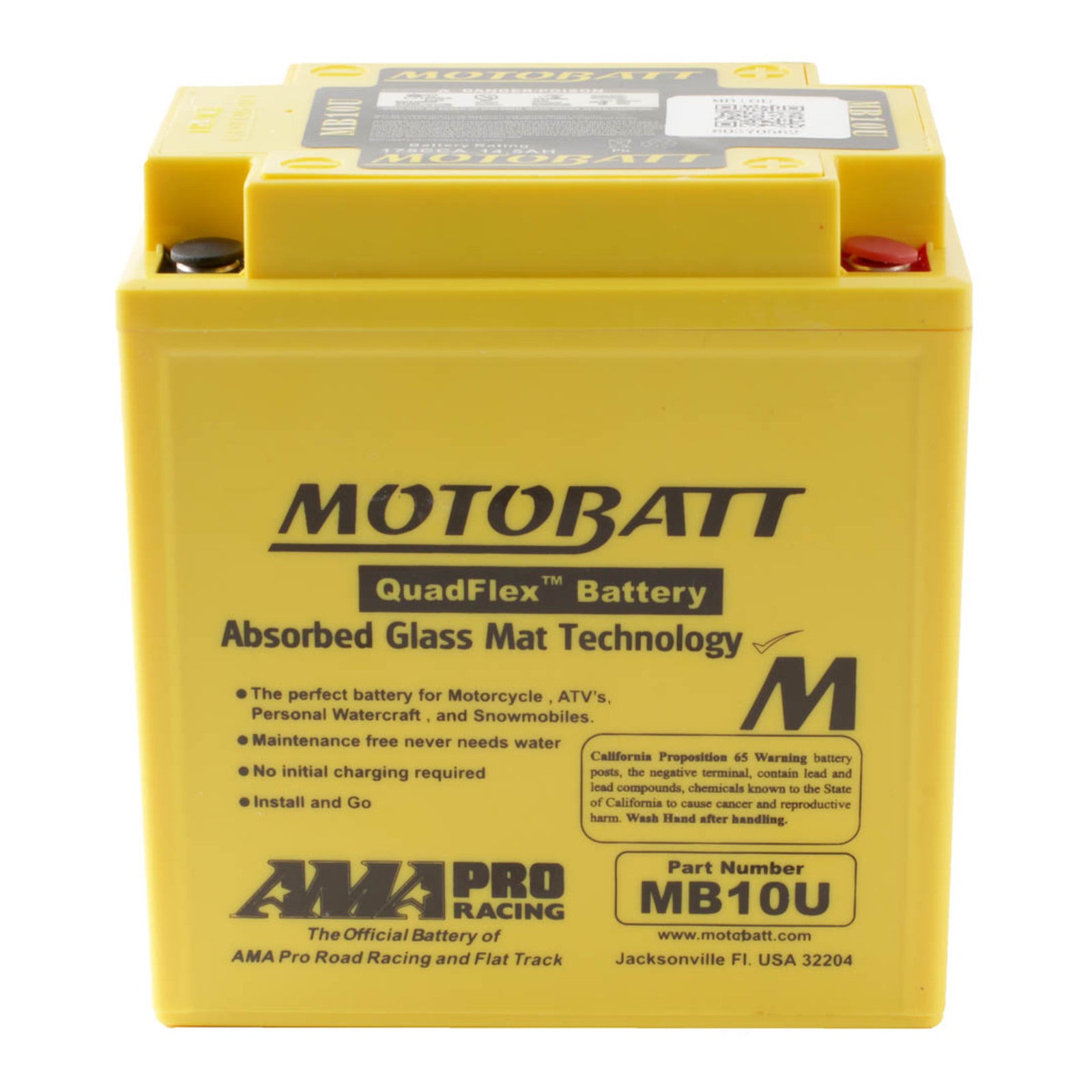 Motobatt Battery Quadflex AGM - MB10U