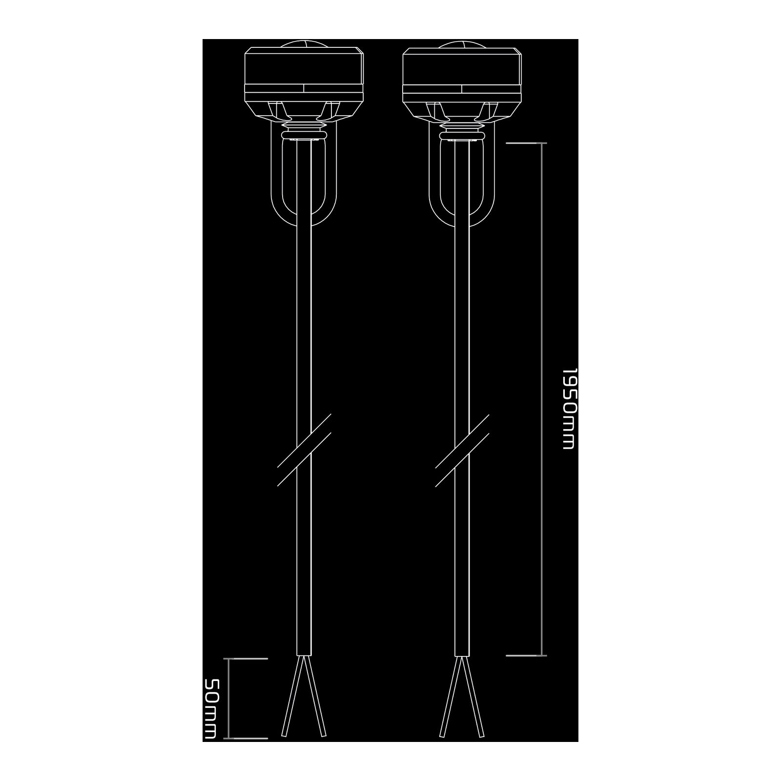 Oxford Run Light - Rear