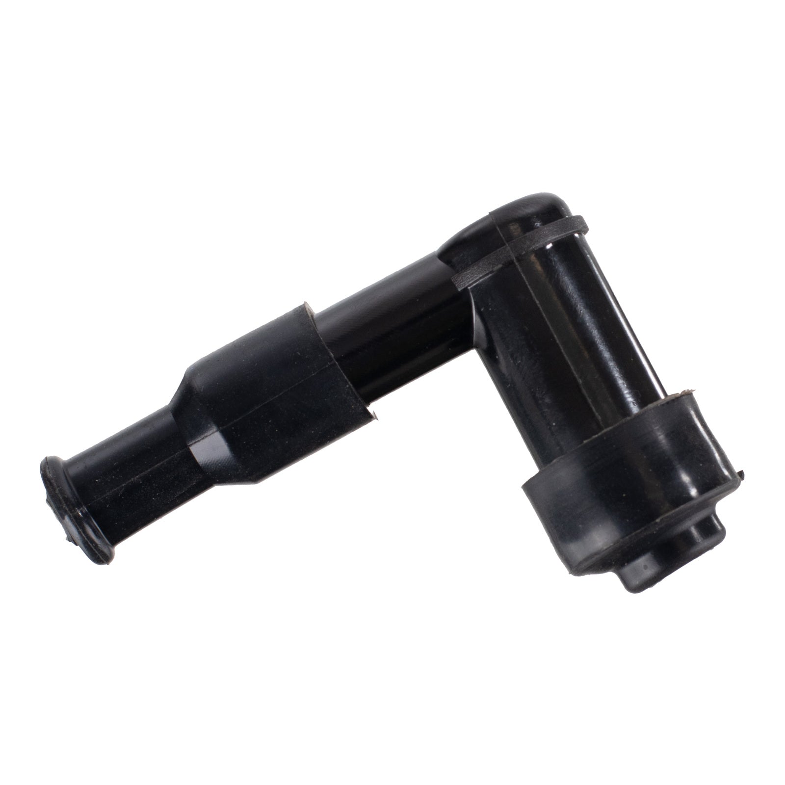 Whites Spark Plug Cap (Replaces LB05E) Right Angle - Black